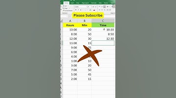 Time Calculation in Excel | Excel Tips & Tricks #excel #tipsandtricks #ytviral #youtubreels #tech