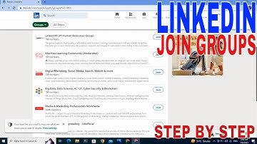 ✅  How To Join Groups In LinkedIn 🔴