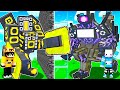 Mega ttan saw man vs ttan tr man  minecraft