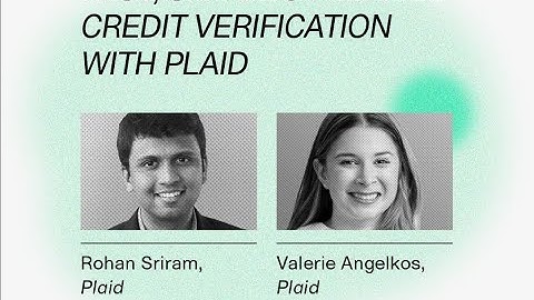 Fast, simple, & flexible credit verification with Plaid