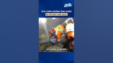 Sửa chữa đường ống nước bị vỡ như thế nào? #shorts