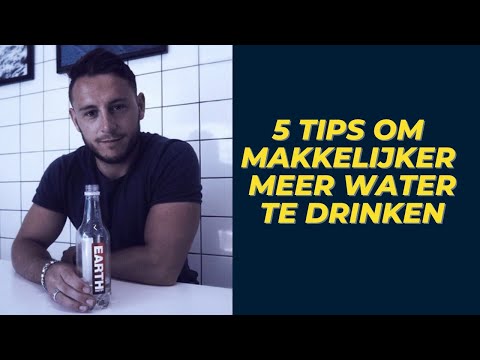 5 tips om makkelijker meer water te drinken
