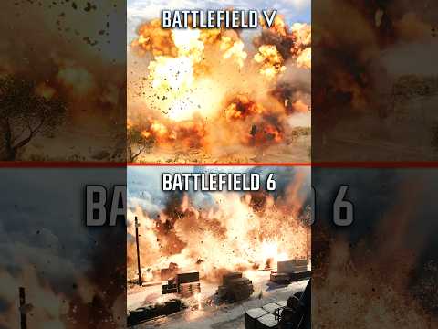 7 Years Difference - BF6 VS BFV Ammo Depot Explosion Comparison ๐ฅ #battlefield6 #battlefield #bfv
