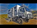 Graphic Designer Builds Custom 4x4 FUSO Overland Tiny Home for World Travel