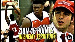 Zion Williamson 46 POINTS vs Jalen Lecque in SEASON OPENER!! Makes NC Hoops HISTORY!!