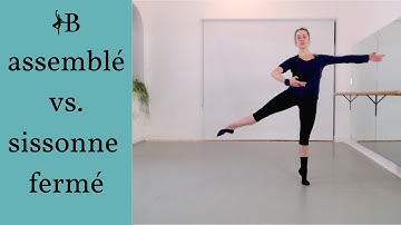 How To Do Assemblé and Sissonne Fermé: ballet tutorial (beginner/intermediate)