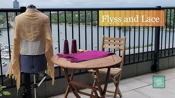 FLYSS and LACE Shawl - Magical Lace on a Rigid Heddle Loom: Looks Complex, Weaves Simple!