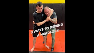 3 ways to defend a headlock #selfdefense