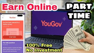 Earn Online Money Without Investment | How To Apply 50 Dollors on YouGov | 100% Free Online Earning screenshot 2