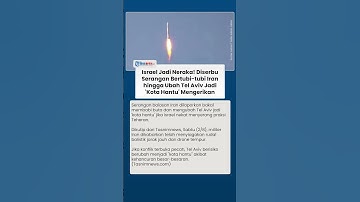 Kiamat bagi Israel! Jantung Kota Diserbu Rentetan Rudal Iran hingga Ubah Tel Aviv Jadi 
