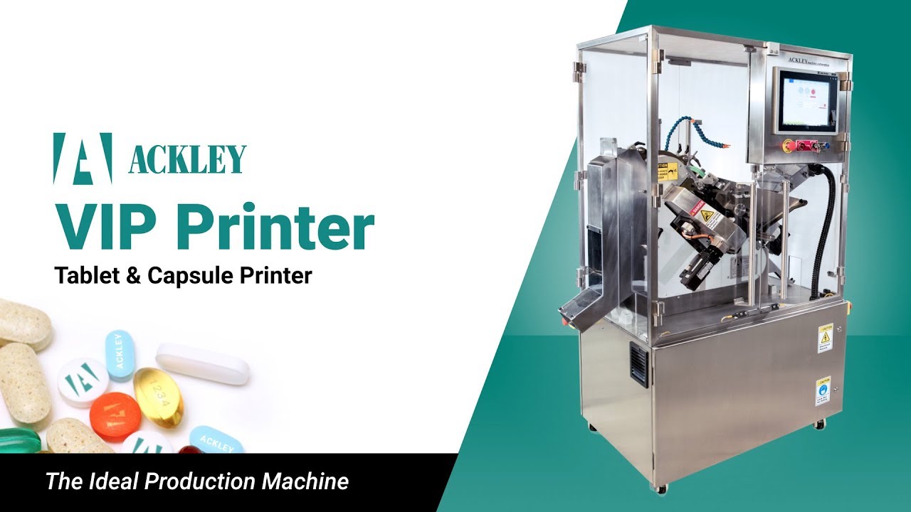 Ackley VIP Printer Pharmaceutical Capsule and Tablet Printer YouTube
