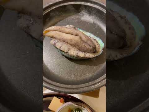 あわびを焼いてみた🔥I tried grilling abalone🔥#asmr  #あわび #abalone