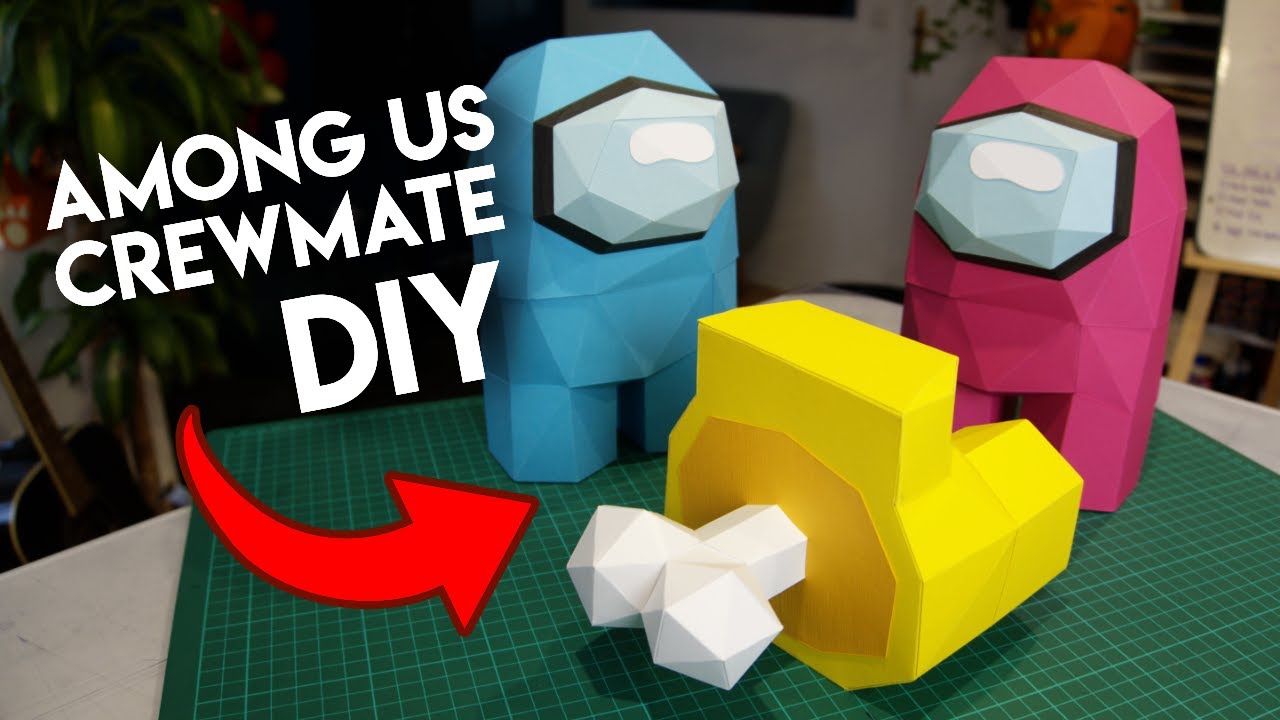 Papercraft Among Us How To Build Your Crewmate Tutorial