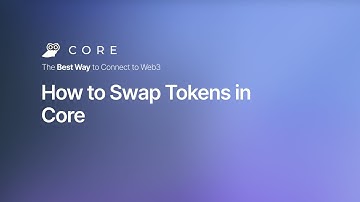 How to Swap Tokens in Core