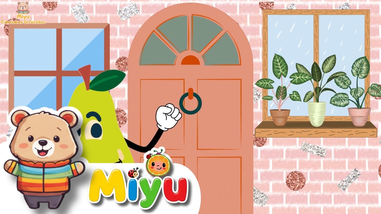 🚍💚 Canciones Infantiles - Miyu: Las Ruedas del Autobús, El Color Verde y Hombre Pera Tic Tac Toc 🍐🎵