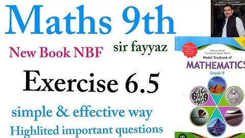Maths class 9th | chapter 6 | Exercise 6.5  | trigonometry and bearing  | NBF | ex 6.5
