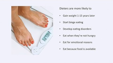 The Diet Trap: Why You Should Never Go on a Diet Again and What To Do Instead