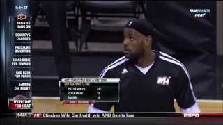 December 27, 2013 - ESPN - Game 29 Miami Heat @ Sacramento Kings - Loss OT (22-07)(Sportscenter)