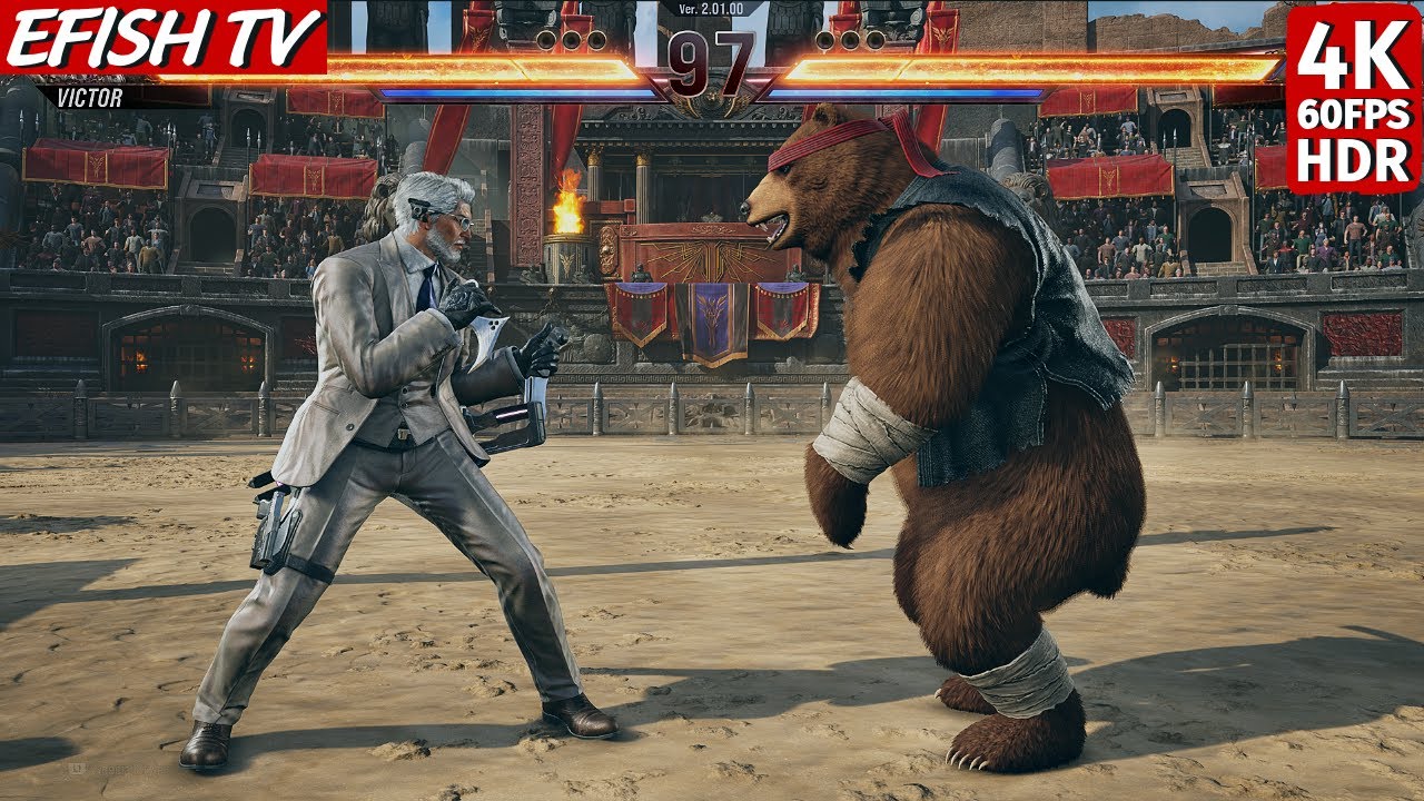 Victor vs Kuma (Hardest AI) - Tekken 8 - YouTube