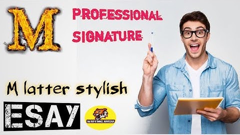 M Signature Style | Professional Signature Style | Signature Style of my name#video#writingrasu#rasu