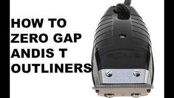 How to Zero Gap your Andis GTX outliners