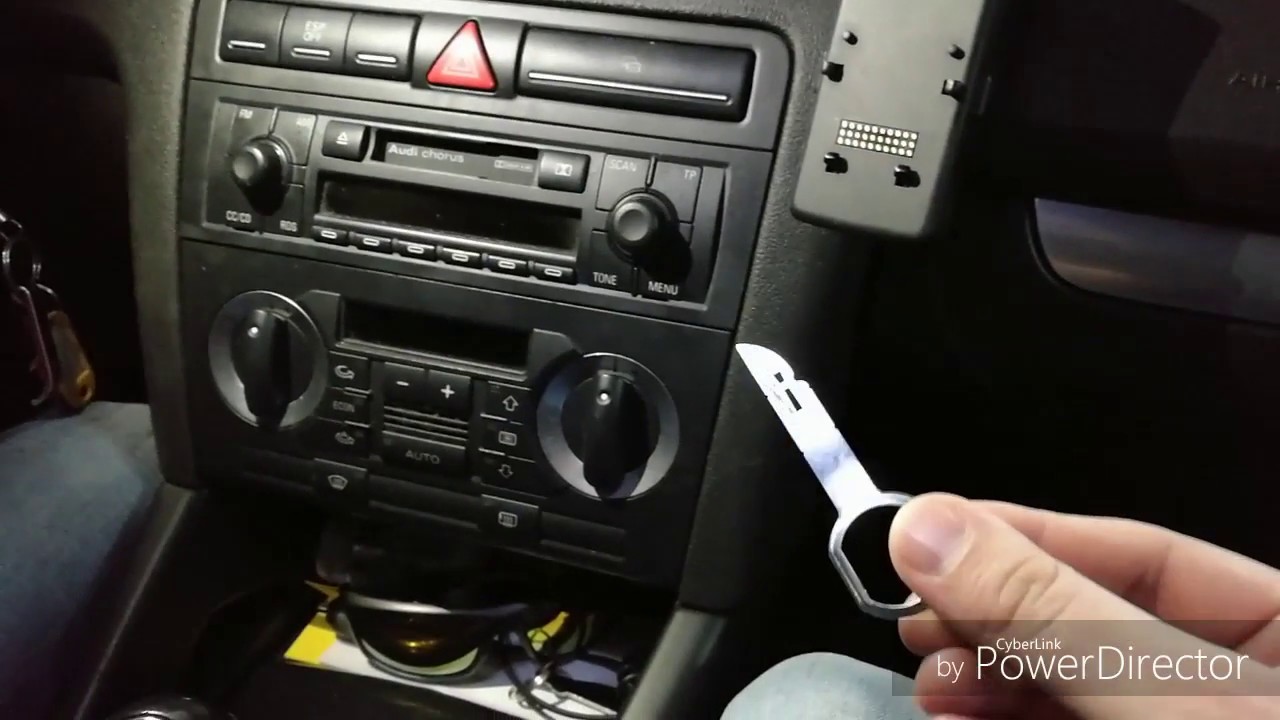 Adjustment income Meditative Audi A3 8P demontaż wyjęcie oryginał radio Chorus via dedykowane narzędzie  - YouTube