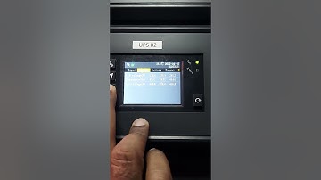 How to check UPS log informations. Vertiv