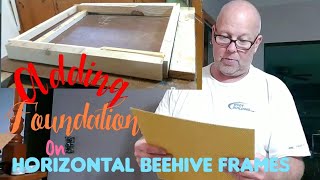 ADDING FOUNDATION TO LAYENS HORIZONTAL HIVE FRAMES - PART 2