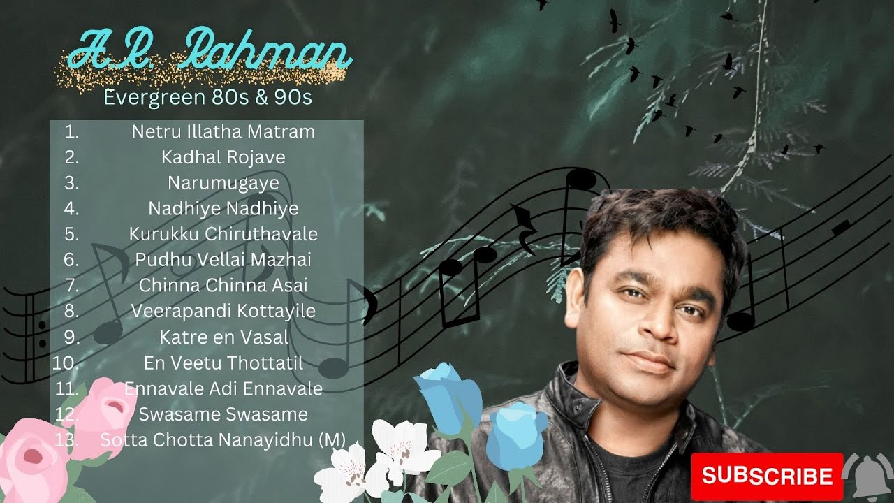 AR Rahman Songs  Evergreen ARRahman Melodies        