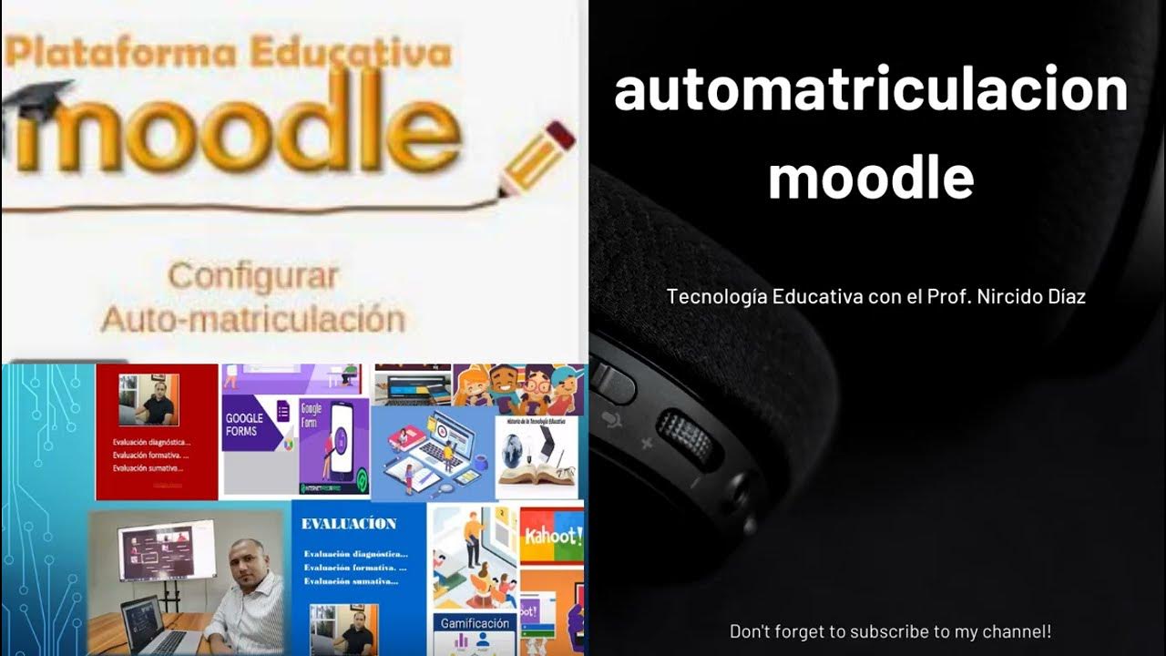 Automatricula en un curso de Moodle! YouTube