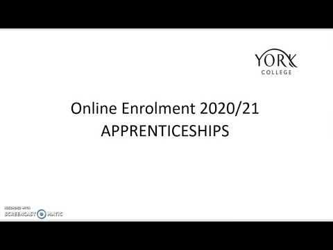 York College Apprenticeship Enrolment Guide