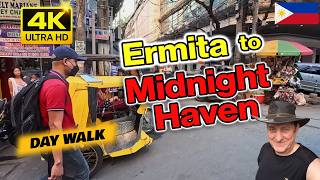 Ermita Manila Philippines – Walking to Midnight Haven [4K Tour]