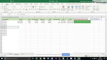 GistERP - ExcelLoader -- Create Products and Masters using Excel