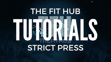 The Fit Hub-Exercise Library-How to Do A Strict Press