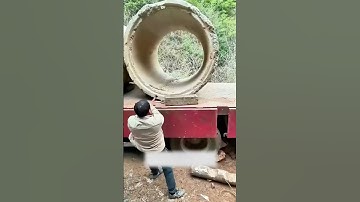 On-site Destruction of Substandard Giant Culvert!