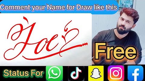 Joe Name Signature Calligraphy Status | How to Cursive write with cut Marker #joe @joe