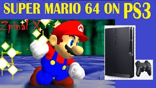 SUPER MARIO 64 ON PS3 - HD MARIO GAMEPLAY