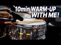 10minute warm up for all drummers drum lesson  that swedish drummer