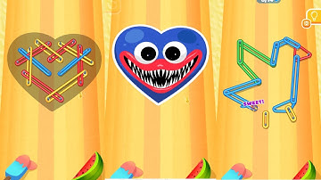 Flexy Ring - ASMR Video Gameplay Walkthrough (Collect The Ring To Explode The Fruit) Part 2