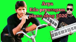 Video thumbnail of "arya- edo priyaragam vintunna||piano cover ||alluarjun  rocky music creaton"