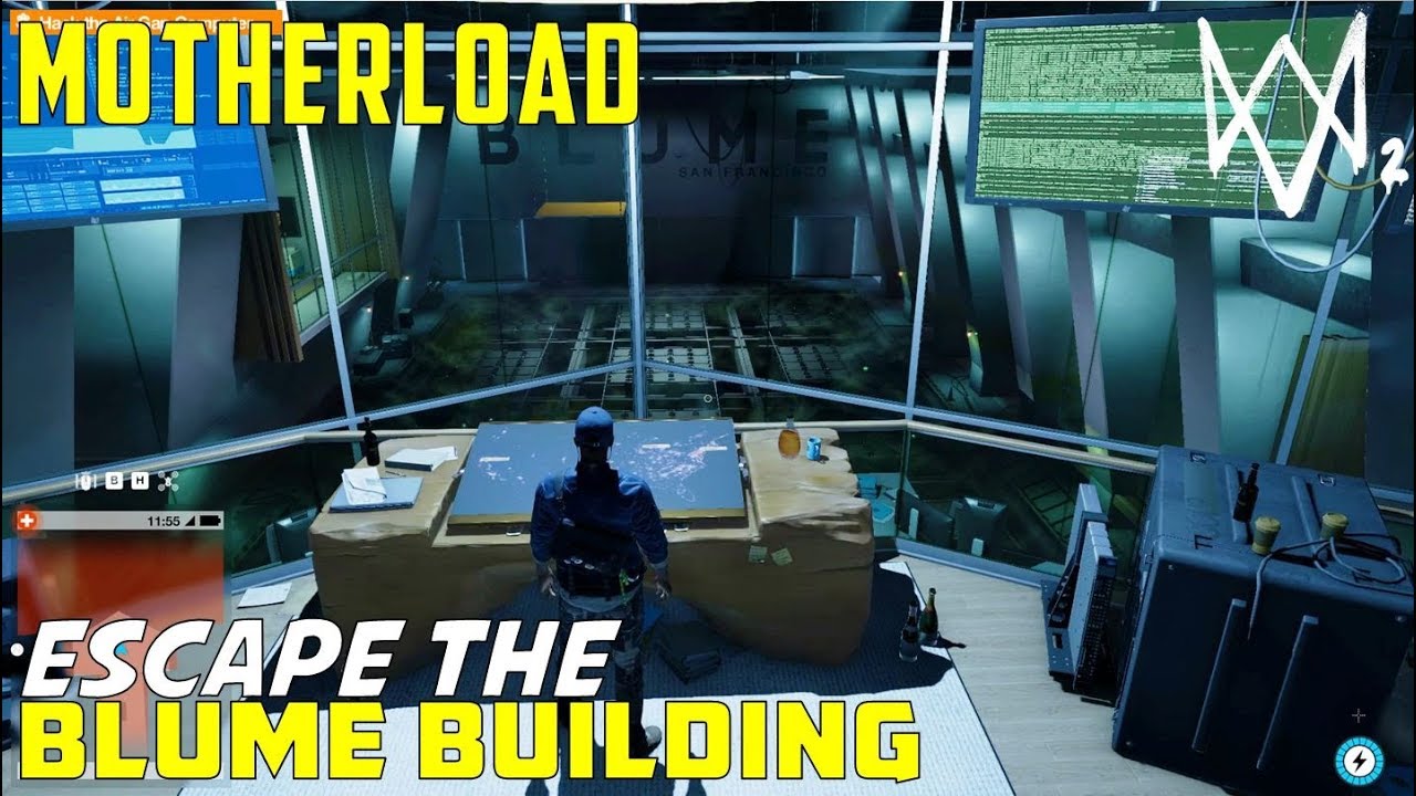 Hack the Air Gap Computer and Leave the Blume Building | Motherload | Watch  Dogs 2 - 