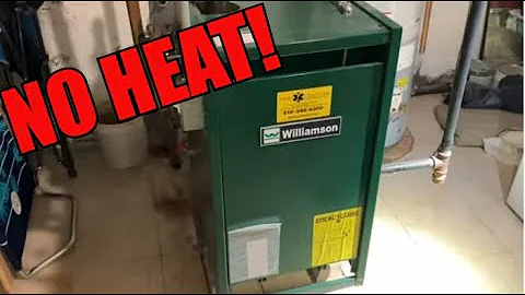Running No Heat Service Call Gas Steam Burnham Boiler with New Hire - Apprentice Training Video