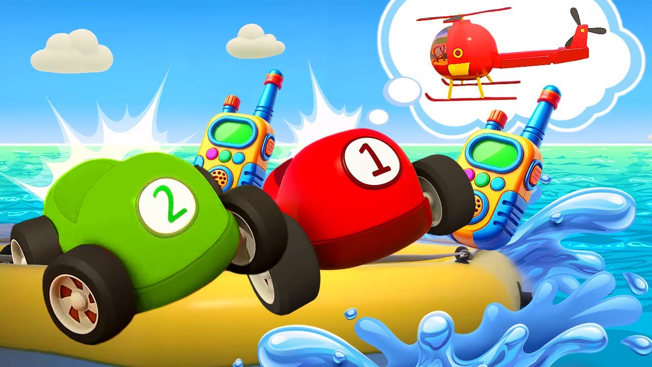 The racing cars need help! The ferry hits an iceberg. New episodes of ...