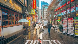 The Road to Myeongdong is Very Slippery! | Seoul Winter Walk 4K HDR