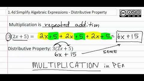 1.4d  Distributive Property