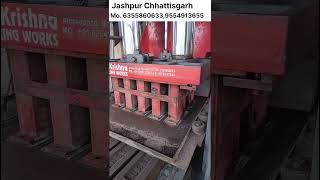 Automatic Fly Ash Bricks Making Machine High Speed Dual cylinder pressure with vibration system