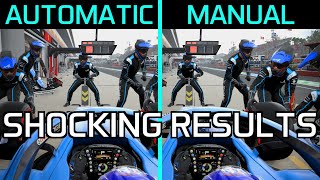 Automatic vs Manual Pit Stop in F1 2021