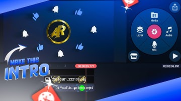 How To Make Youtube Intro | How To Make 3D Intro In Kinemaster