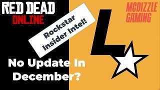 No Update In December For Red Dead Online - Rockstar Insider Intel!