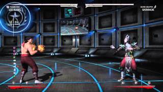 Mortal Kombat X Liu Kang Flame Fist Meterless And 1 Ex-Bar Combos